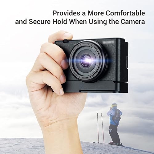 Miniatura 2 de ZV-1F ZV1F Soporte de extensión de agarre de metal para cámara con soporte de zapata fría para Sony ZV-1F ZV-1II (no para ZV-1), accesorio