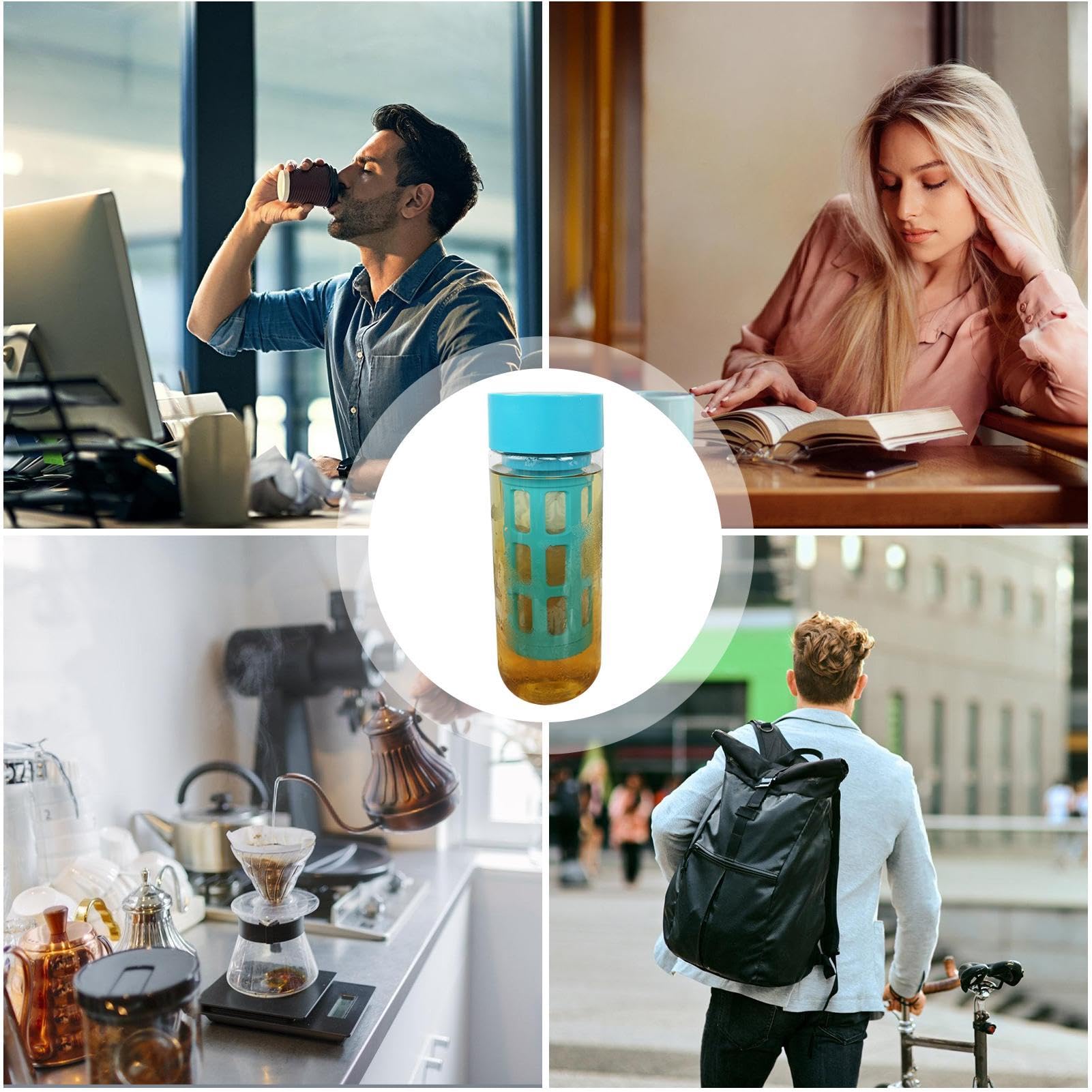 Cold Brew Maker aus Glas - 1,3 Liter - auch für Tee