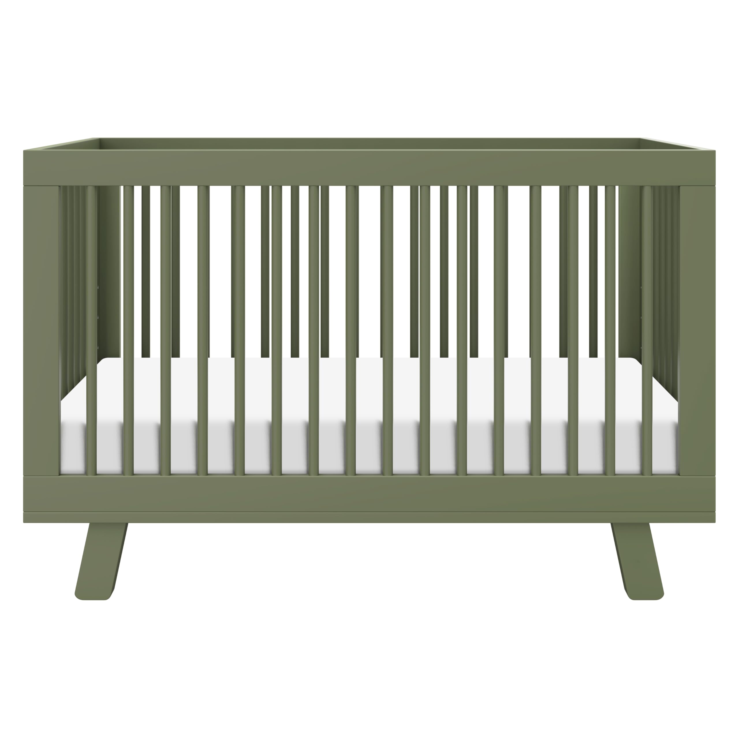 Babyletto Hudson 3-in-1 Convertible Baby Crib, Olive Green