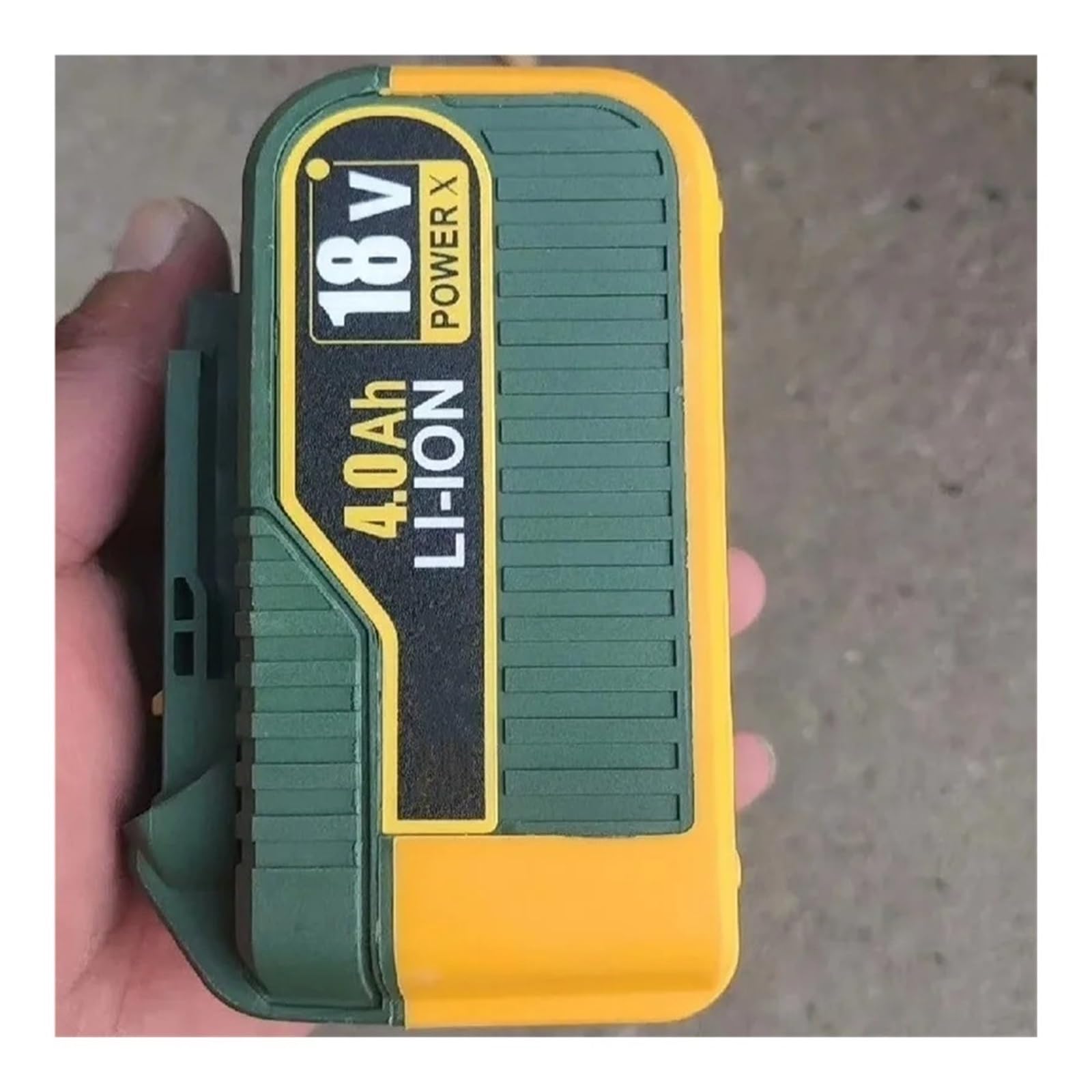 Batería de 18 V y 4000 mAh Compatible con TECCPO MLK5X-1104 HS40 2104N, Sierra eléctrica, Amoladora de Pernos y Herramienta eléctrica.