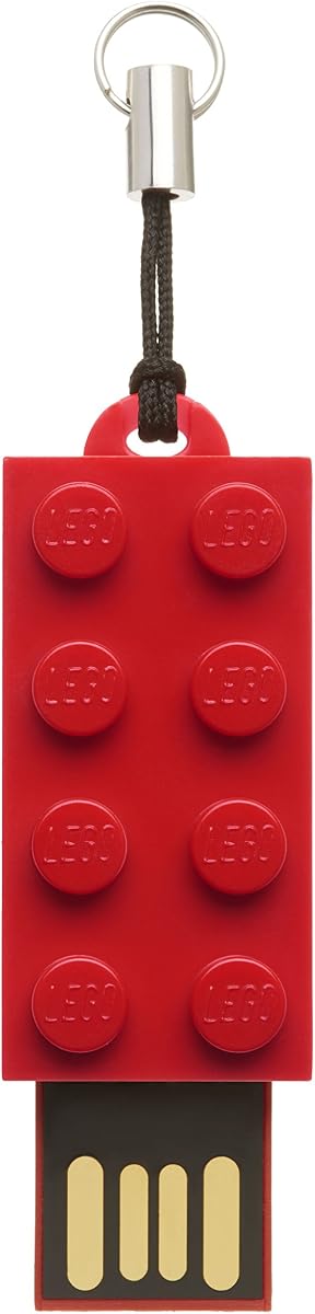 PNY Lego Brick 32GB USB 2.0 Flash Drive with Additional Lego Brick Toy (P-FDI32GLEGO-GE)