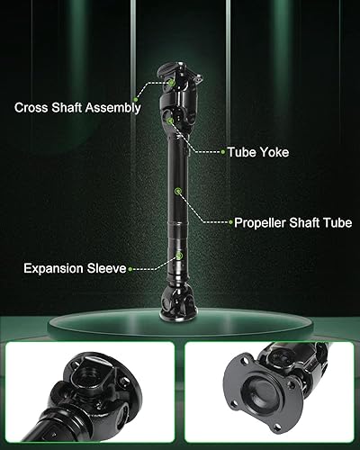 Vista 418 de SCITOO Longitud del eje de hélice del eje de transmisión delantero 36.2 pulgadas compatible con 2001-2004 para Jeep Grand para Cherokee 4.0L