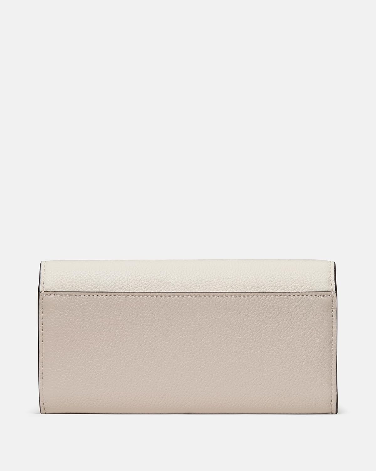 Deco Pebbled Leather Large Flap Wallet