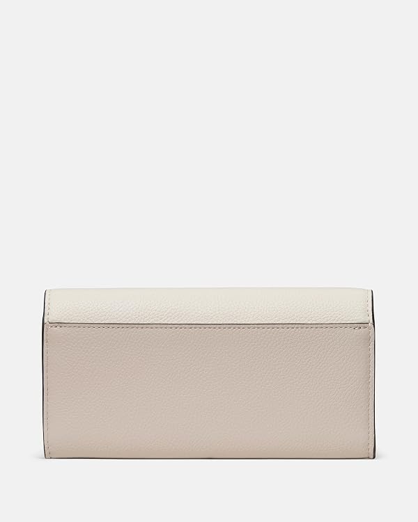 kate spade new york Deco Colorblocked Pebbled Leather Large Flap Wallet by kate spade new york - Image 4