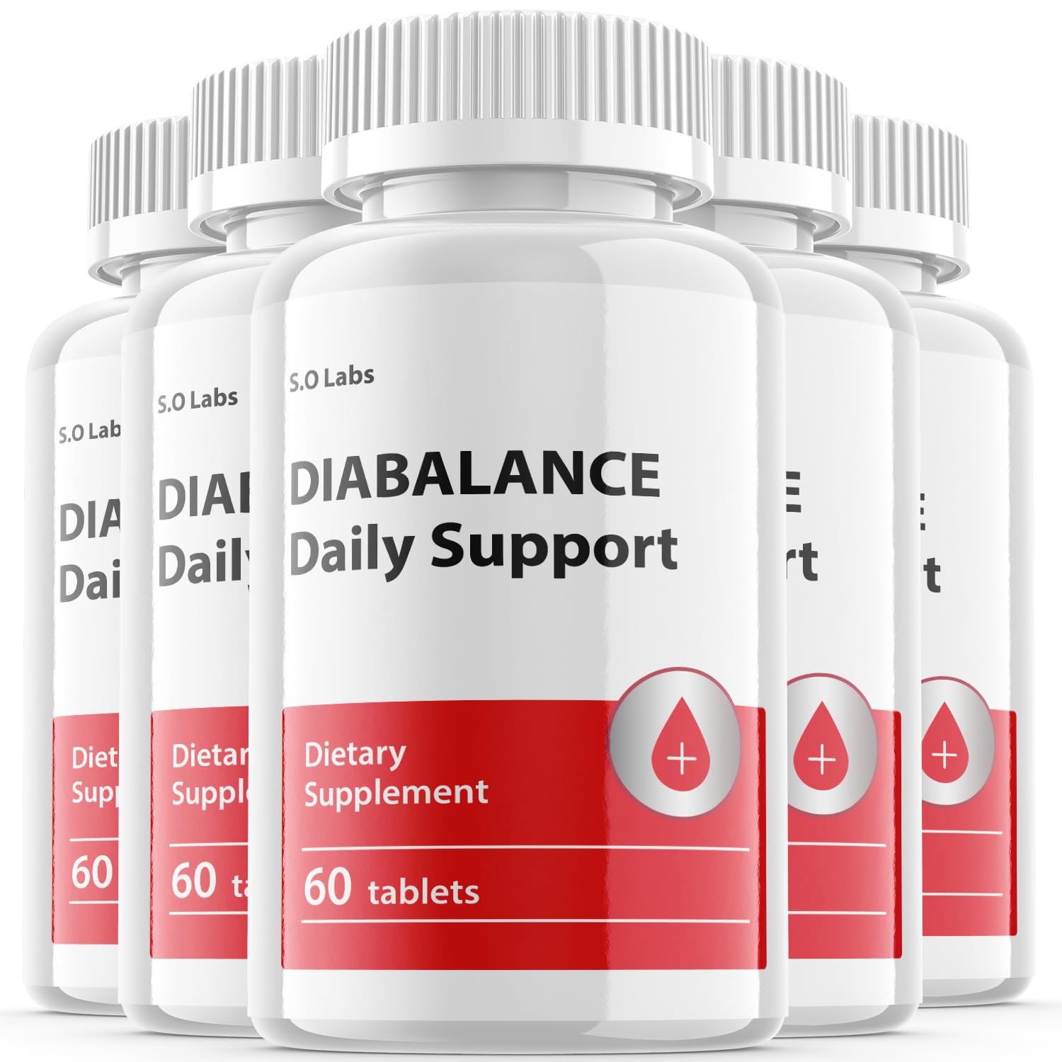 S.O Labs (5 Pack Diabalance - Diabalance Pills - Diabalance Support Pills Advanced Formula Supplement - Diabalance Blood Capsules Blood Support Supplement (300 Capsules)