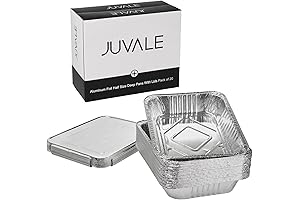 Juvale's Half-Size Aluminum Trays with Lids: Perfect for Any Occasion