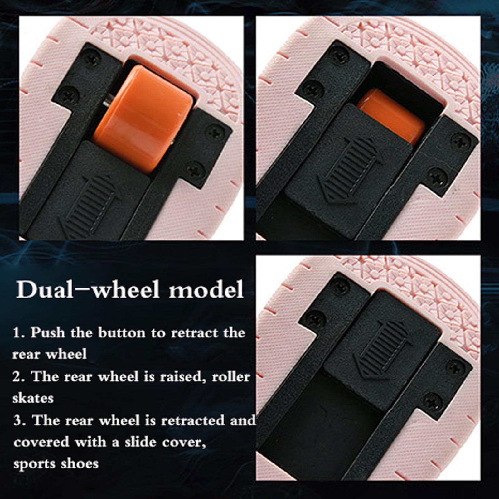 Zapatillas con Ruedas para NiñOs,Zapatillas Ruedas,Zapatillas Deportivas con Ruedas,Luz Que Cambia De Color Ajustable,Carga USB,Transpirable,para CumpleañOs