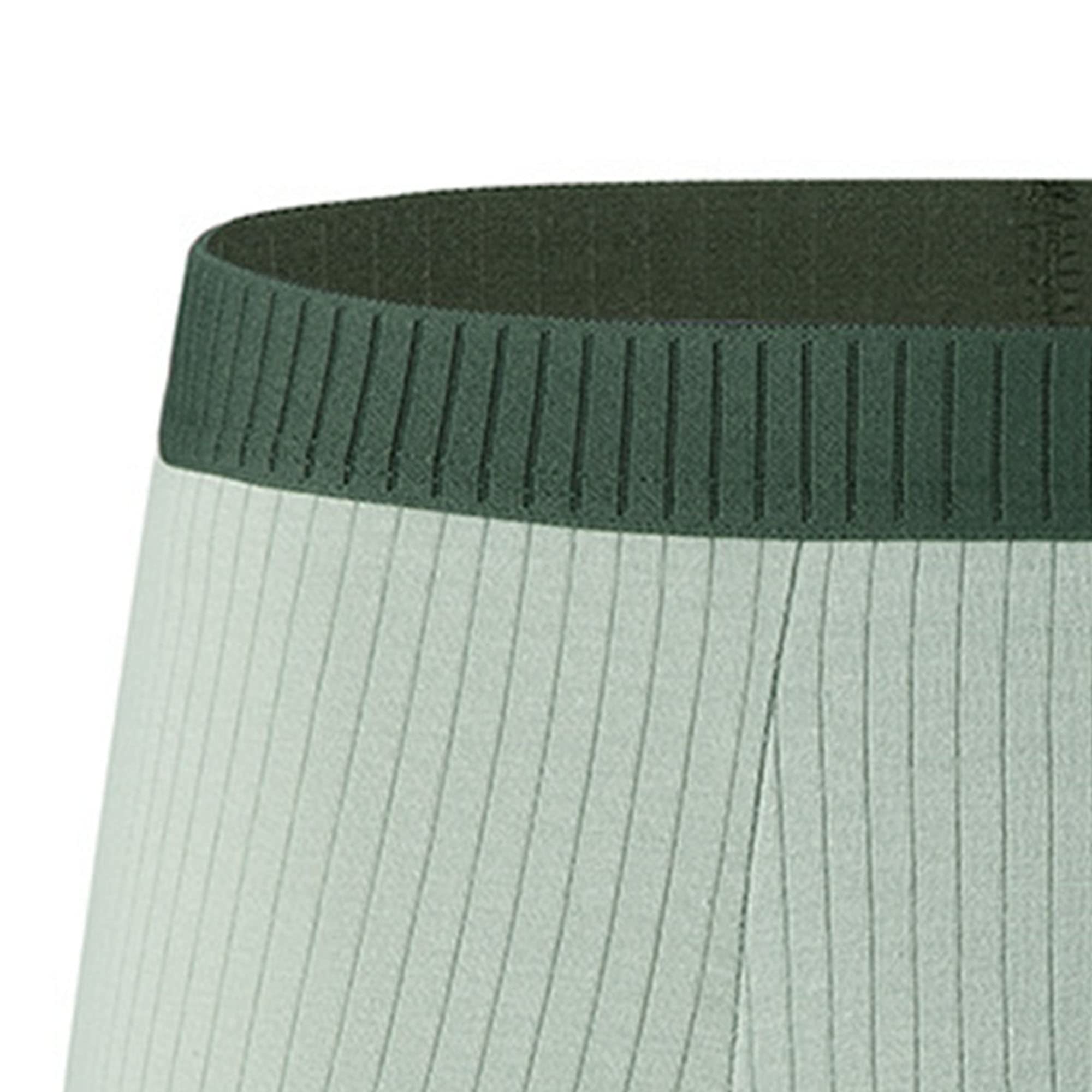 JEKE-DG Men's Cotton Boxer Briefs Breathable Comfortable Stretch Mid Waist Trunks Solid Colour Boxer Underwear (Large,Green-1pc)