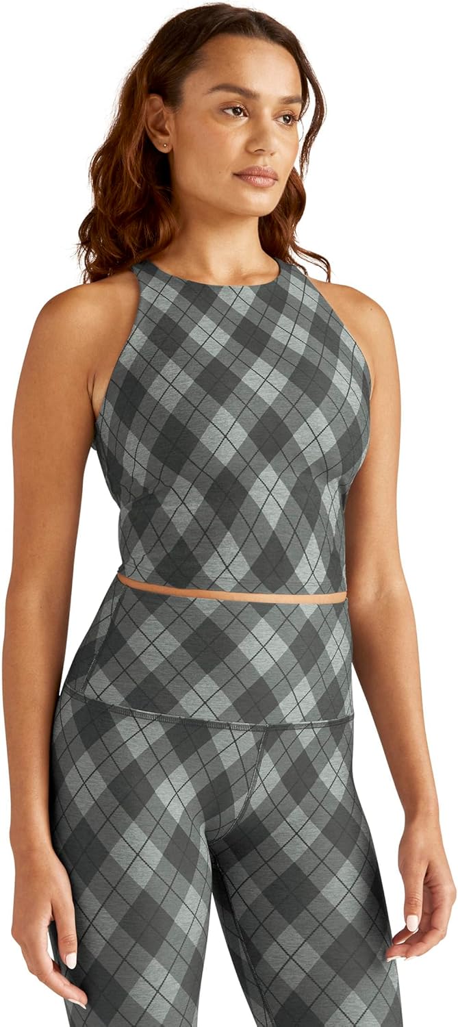 Beyond Yoga Womens Softmark Refocus Cropped Tank