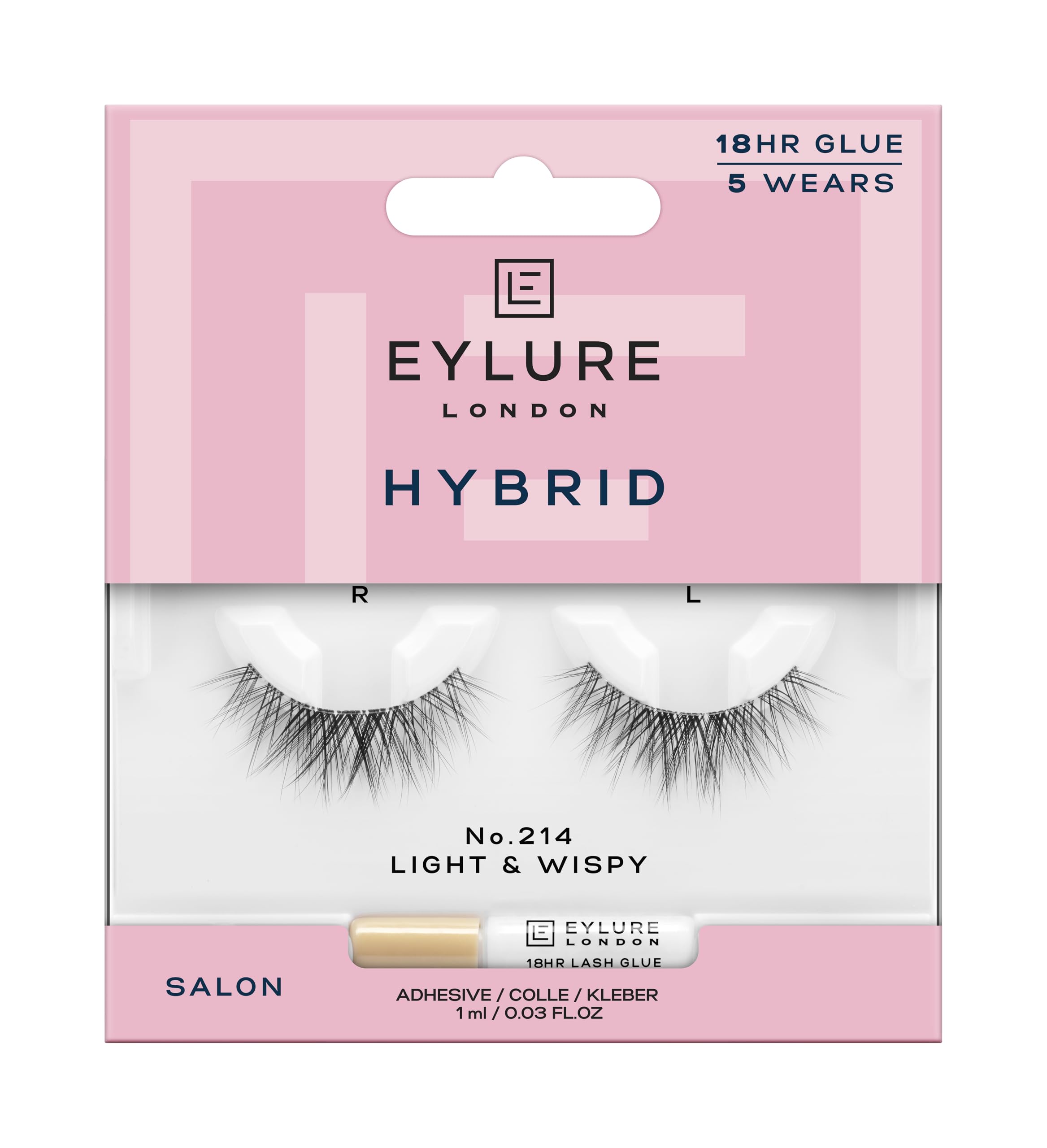 Eylure Hybrid Lashes No. 214 False Eyelashes
