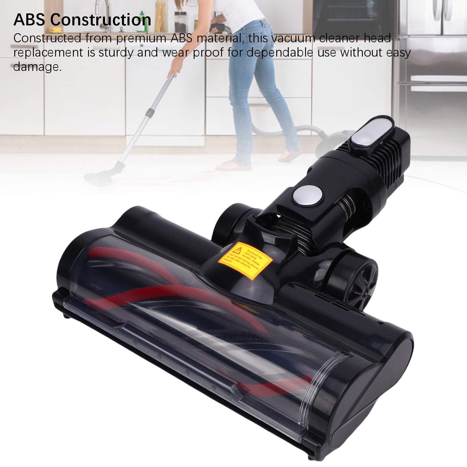 Cabezal de Cepillo para Aspiradora, Material ABS, Boquilla de Repuesto Universal para Aspiradoras Inalámbricas, Adecuado para Las Series N5 y N3, Ideal para Pisos de Madera y Alfombras