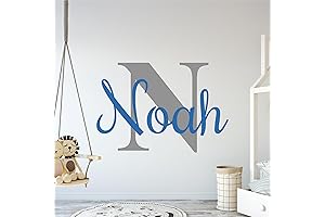 Personalized Multiple Font Wall Stickers for Child's Room