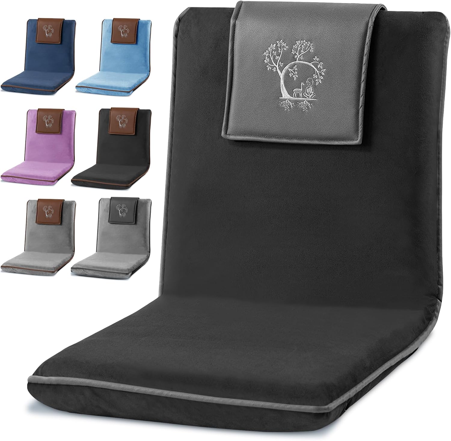 Amazon.com: Japanese Meditation Floor Chair with Back Support for ...