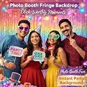 Propsicle Pastel Rainbow Foil Fringe Curtains Girl Birthday Decoration gallery image