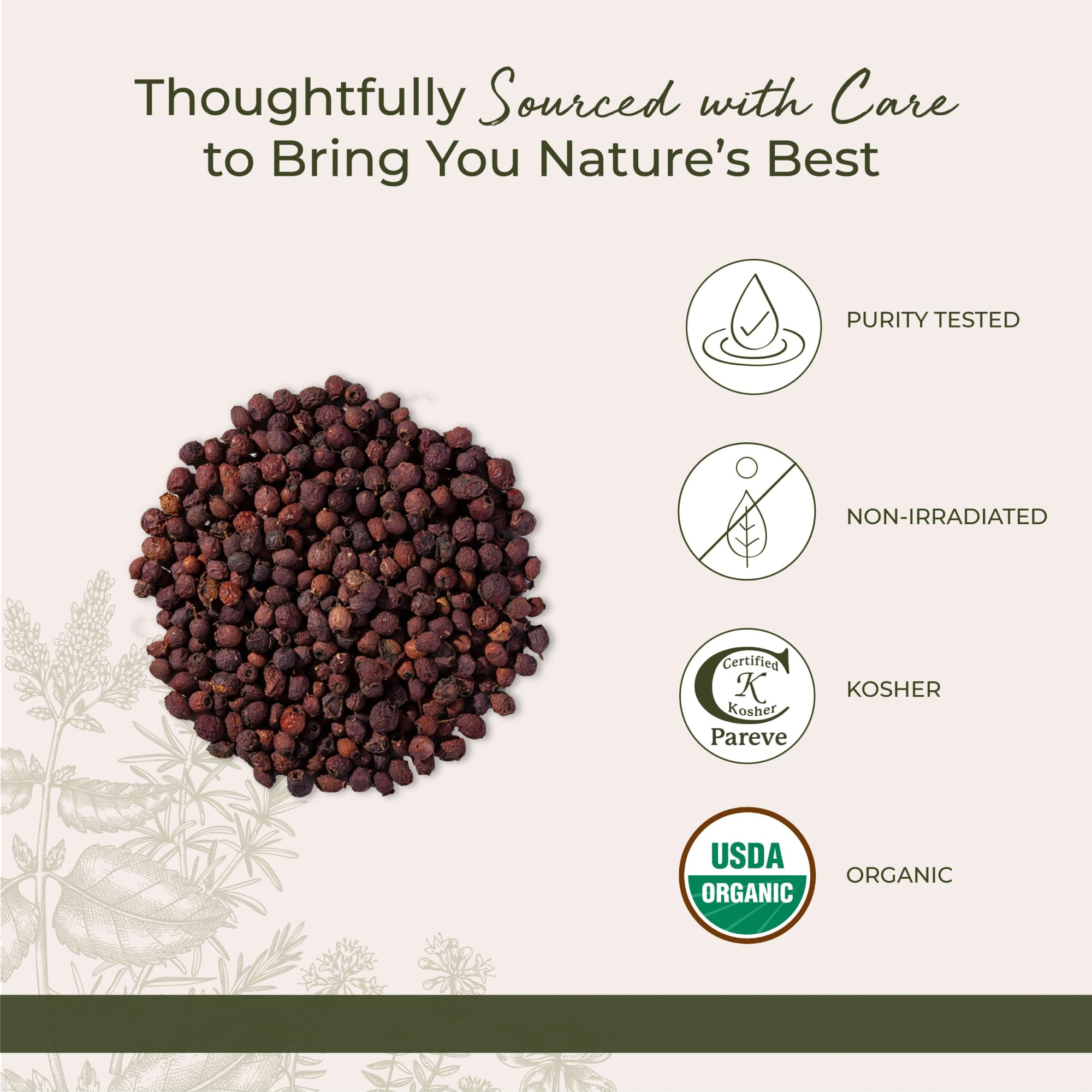 Starwest Botanicals Organic Hawthorn Berries Whole, Non-GMO - Bulk 1 lb Bag — Amazon image 4