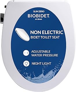 Bio Bidet Slim Zero Non Electric Bidet Toilet Seat Round