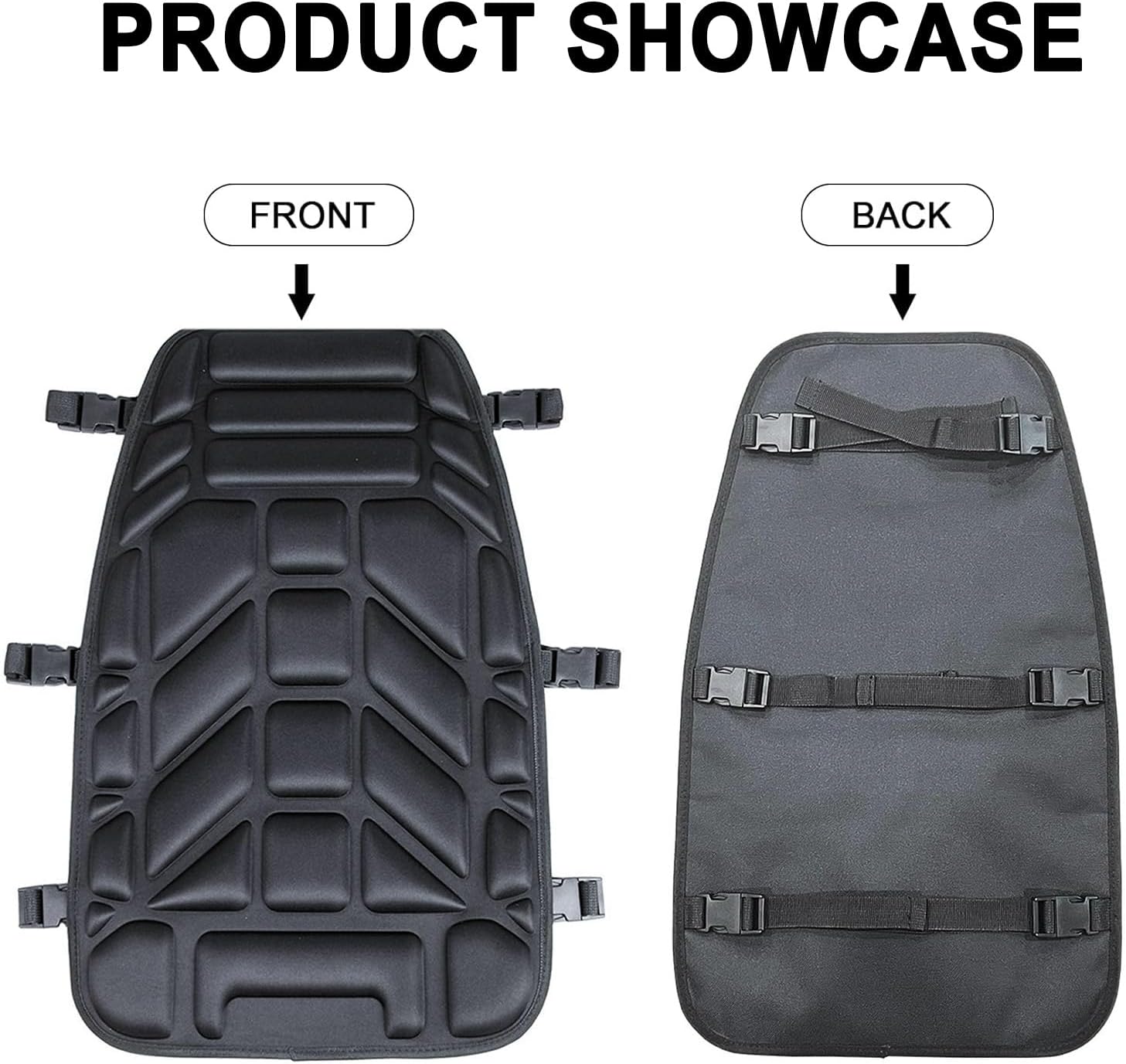 ATV Seat Pad for Yamaha Grizzly 700 EPS 2007–2026, Shock Absorbing Cushion, Breathable Non-Slip Seat Protector, Quad Bike Cover, for Most ATV Snowmobiles 4-Wheelers