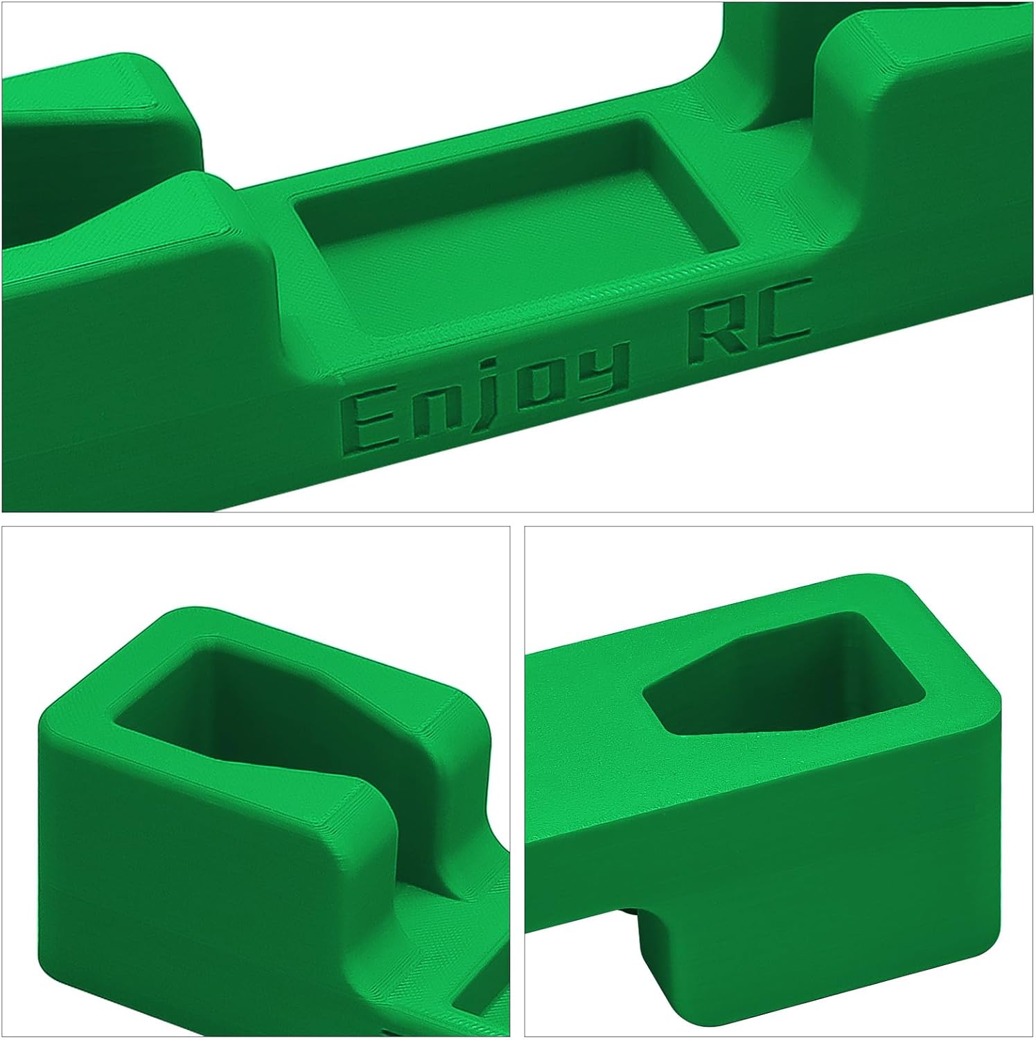 RC Car Stand RC Stand Simulation and Static Display RC Work Stand for 1/18 1/24 TRX4M SCX24 FCX18 FCX24 Remote Control Car (Green & Red)