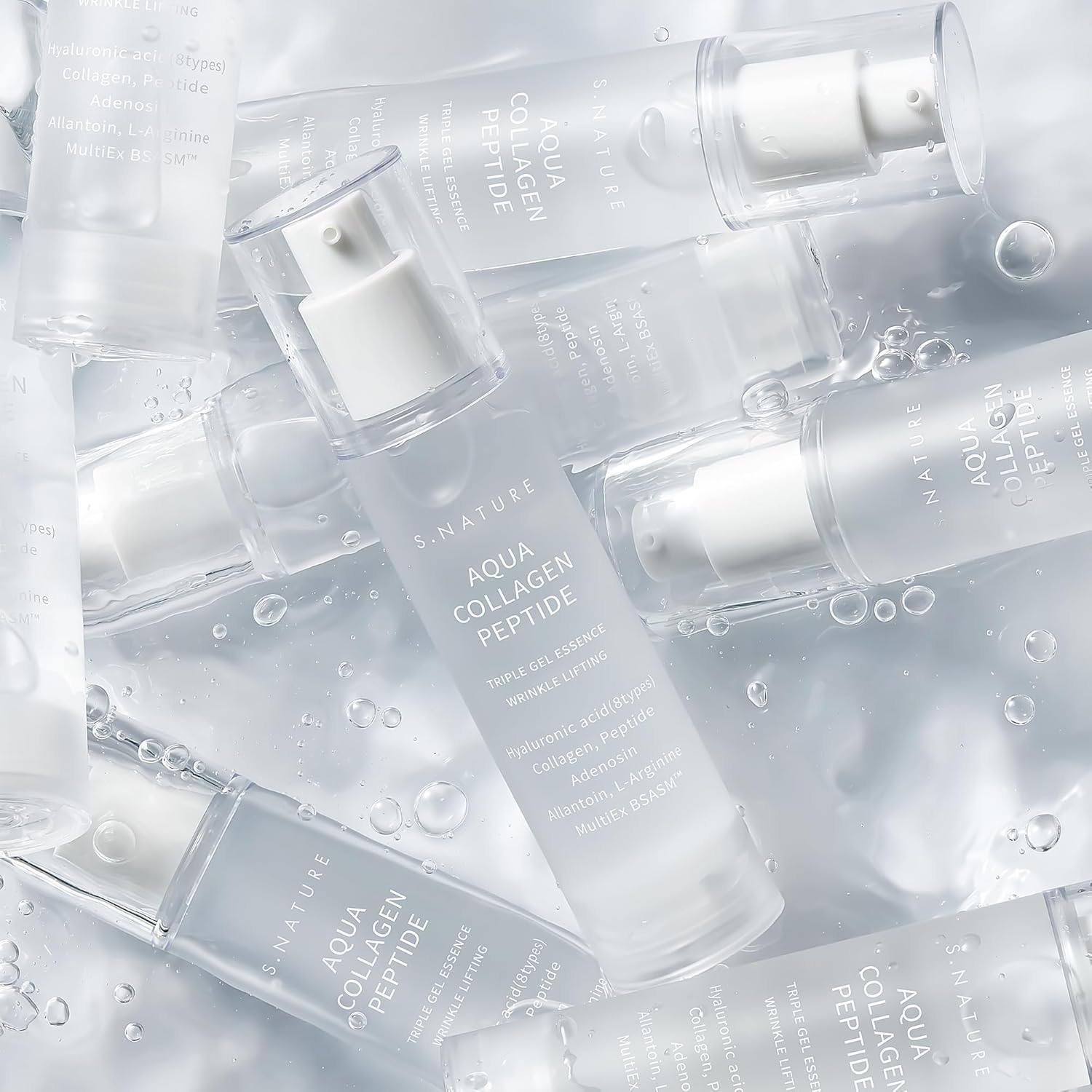 S.Nature S Nature Aqua Collagen Peptide Triple Gel Essence Serum 50ml / 1.69 Fl Oz