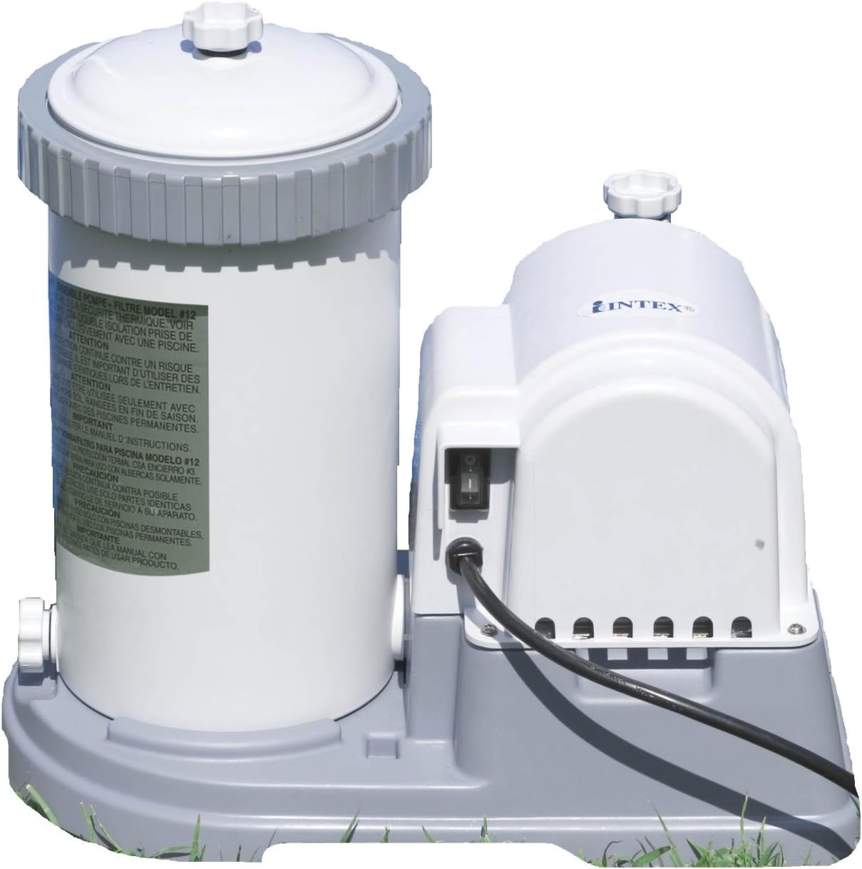 Intex Krystal Clear 2500 GPH Pump Pool Filter with Ground