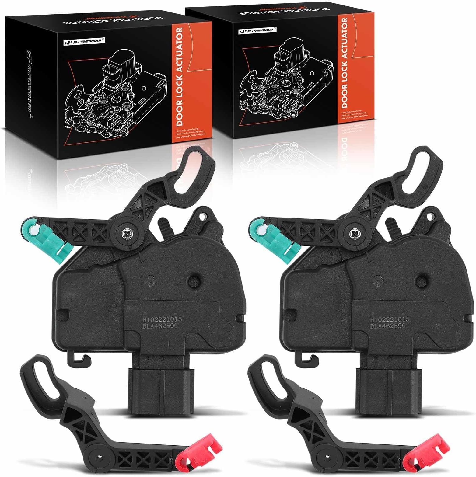 Rear Door Actuator Dodge Caravan Pair Of Rear S For Chrysler Town & Country, Voyager, Dodge Caravan, Ram C/V (2001-2019) - 4-Pin Connector, Includes Arms Sliding Door Lock Actuator - Foto 14