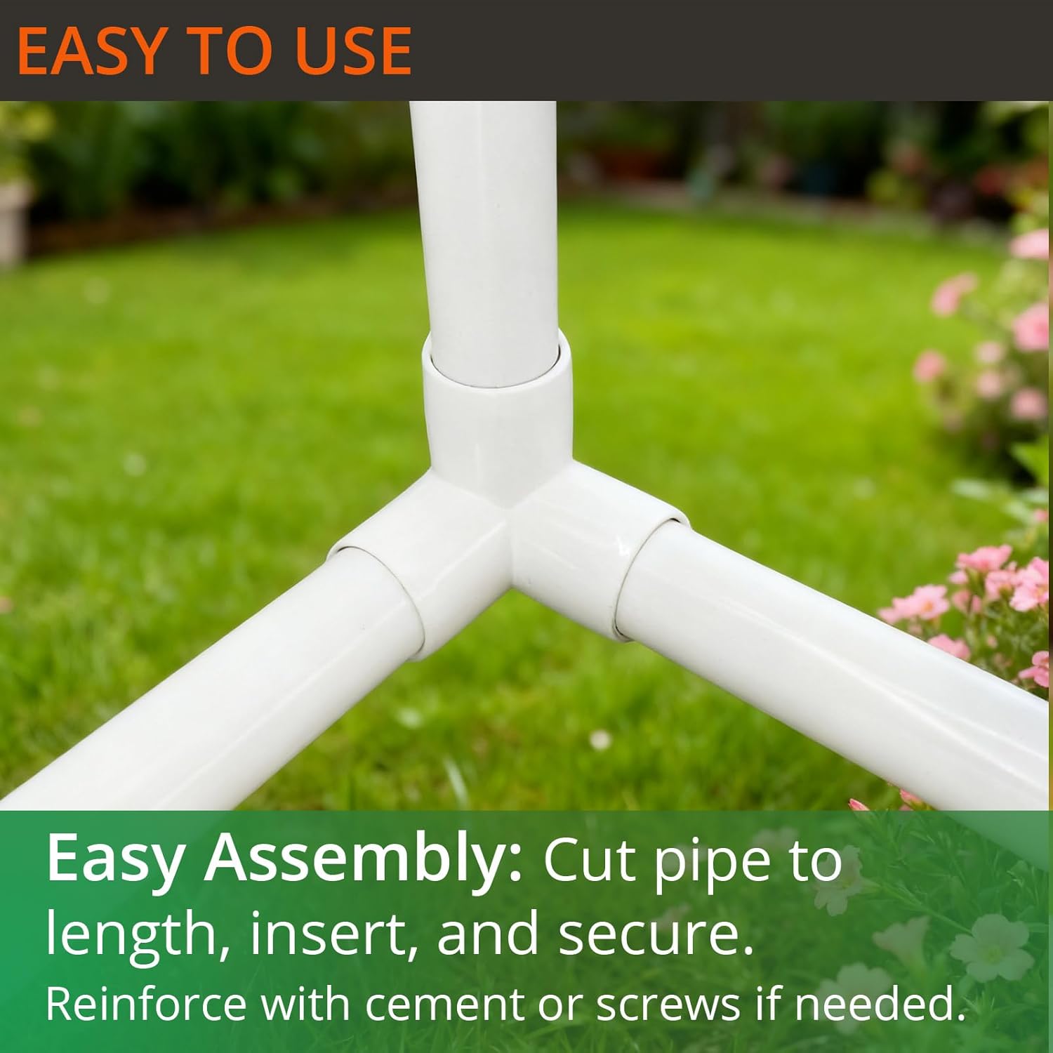 10Pcs 3 Way 25mm PVC Fitting Build Heavy Duty Greenhouse Frame Furniture Connectors