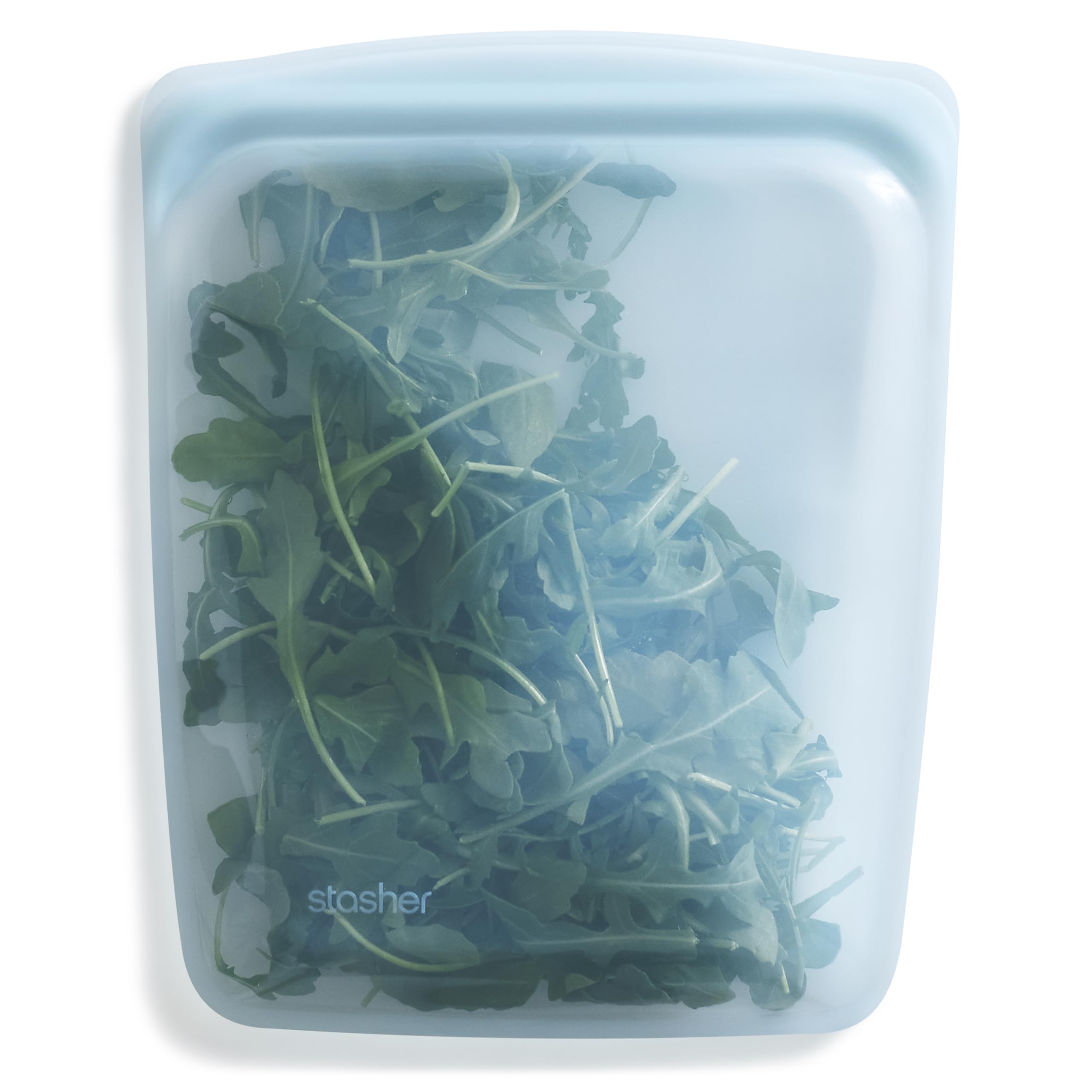 Stasher Premium Silicone Reusable Food Storage Half Gallon Bag, Tide Pool, Microwave, Sous Vide, Dishwasher, Oven and Freezer Safe, BPA Free, Leak-free, Eco-friendly, 64 Oz
