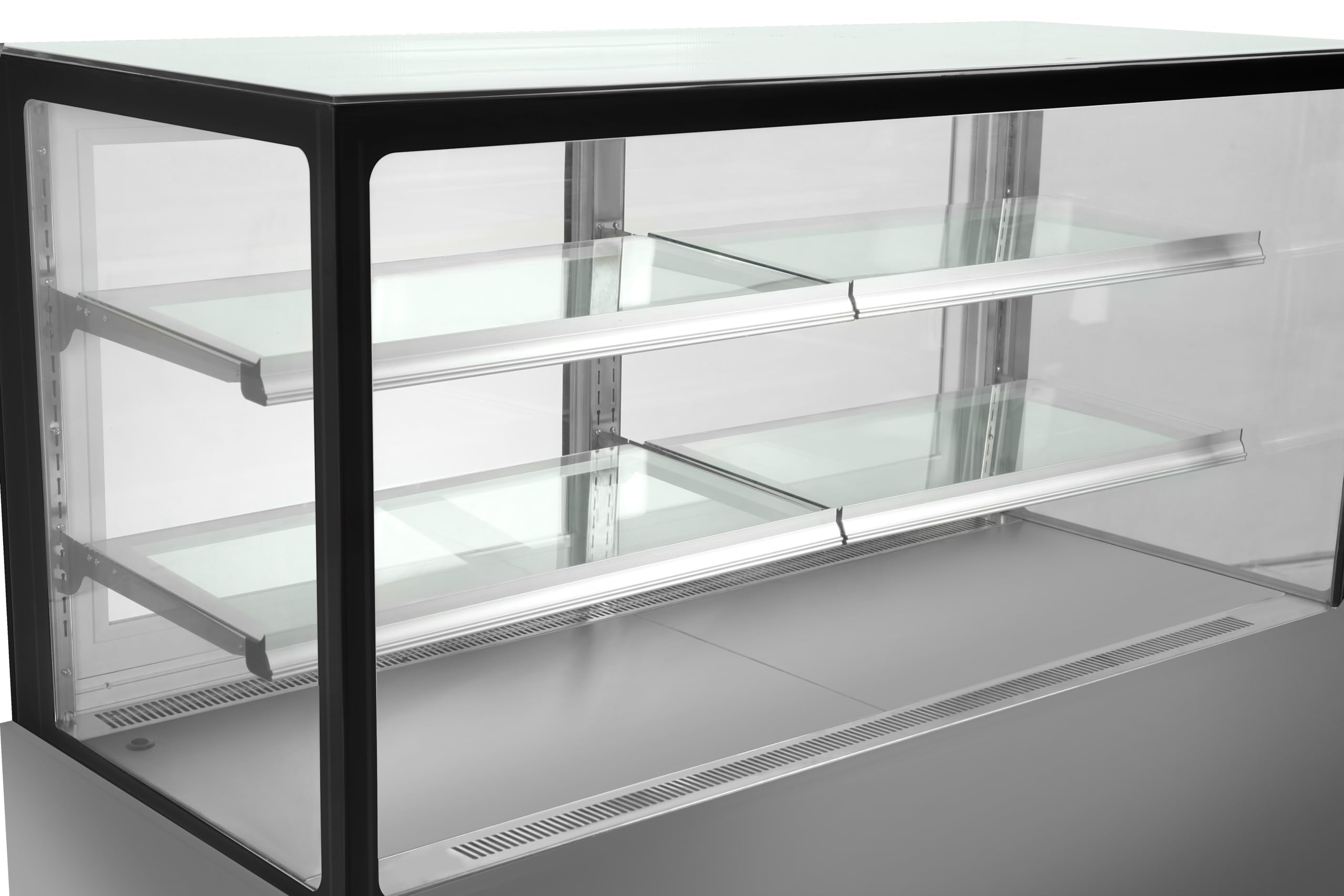 Vitrina Pastelera Refrigerada Cristal, Expositor Refrigerado Ventilado Profesional, LED, Control Digital Carel, 345L / 420L, +2ºC a +8ºC