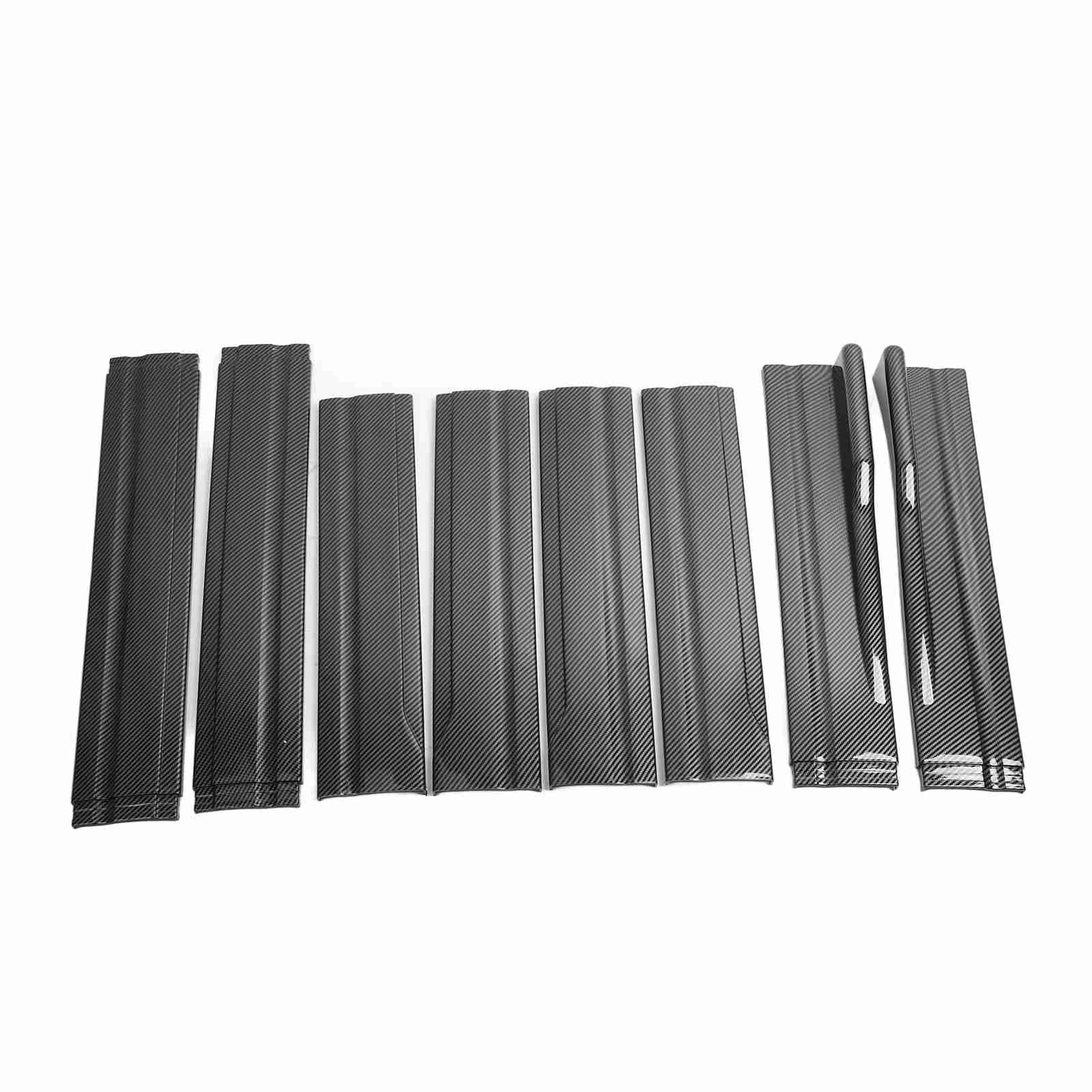 Boczne listwy progowe Miskall 2M / 78,7 cala Uniwersalne tylne listwy progowe Winglets Dyfuzory dla Accord (Błyszczący wzór włókna węglowego)