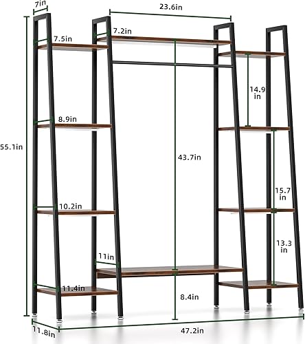 Miniatura 7 de Soporte para plantas de interior con luces de crecimiento, estante de metal de 6 niveles, soporte grande de 140 cm para múltiples plantas de