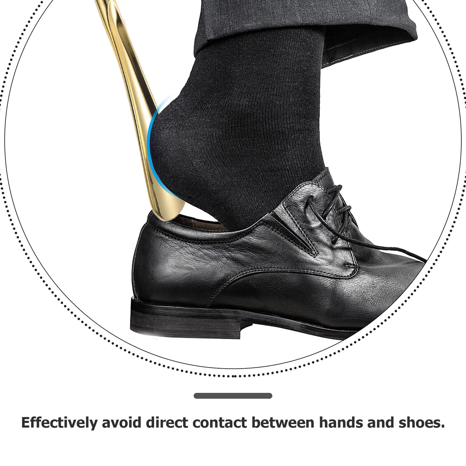 FRCOLOR Calzador de Fútbol Americano Ergonómico Mango Calzador de Plástico para Botas de Hotel para Personas Mayores y Uso Casa Viajes y Hospitales