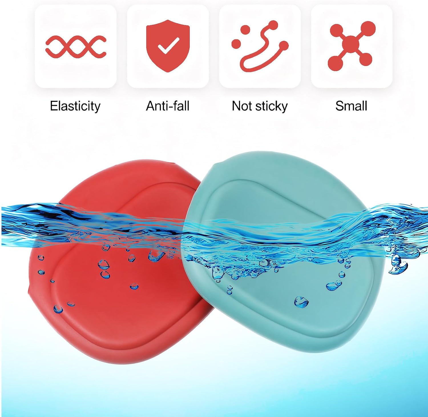 Sibba Silicone Headphone Organizer 2 PCS Wired Headphone Cas Storage Pouch image 3