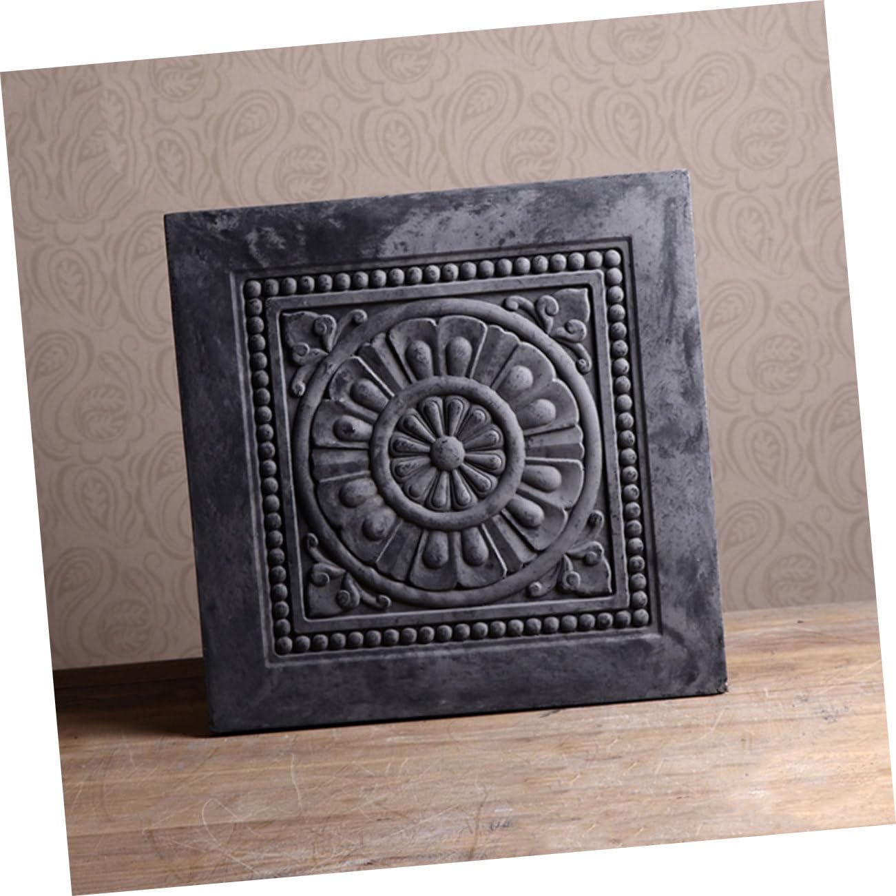 LALAFINA Molde de Ladrillo de Hormigón Reutilizable para Pavimento Exterior, Plástico Diseño Antiguo y Resistente al Deslizamiento para Patios y Jardines