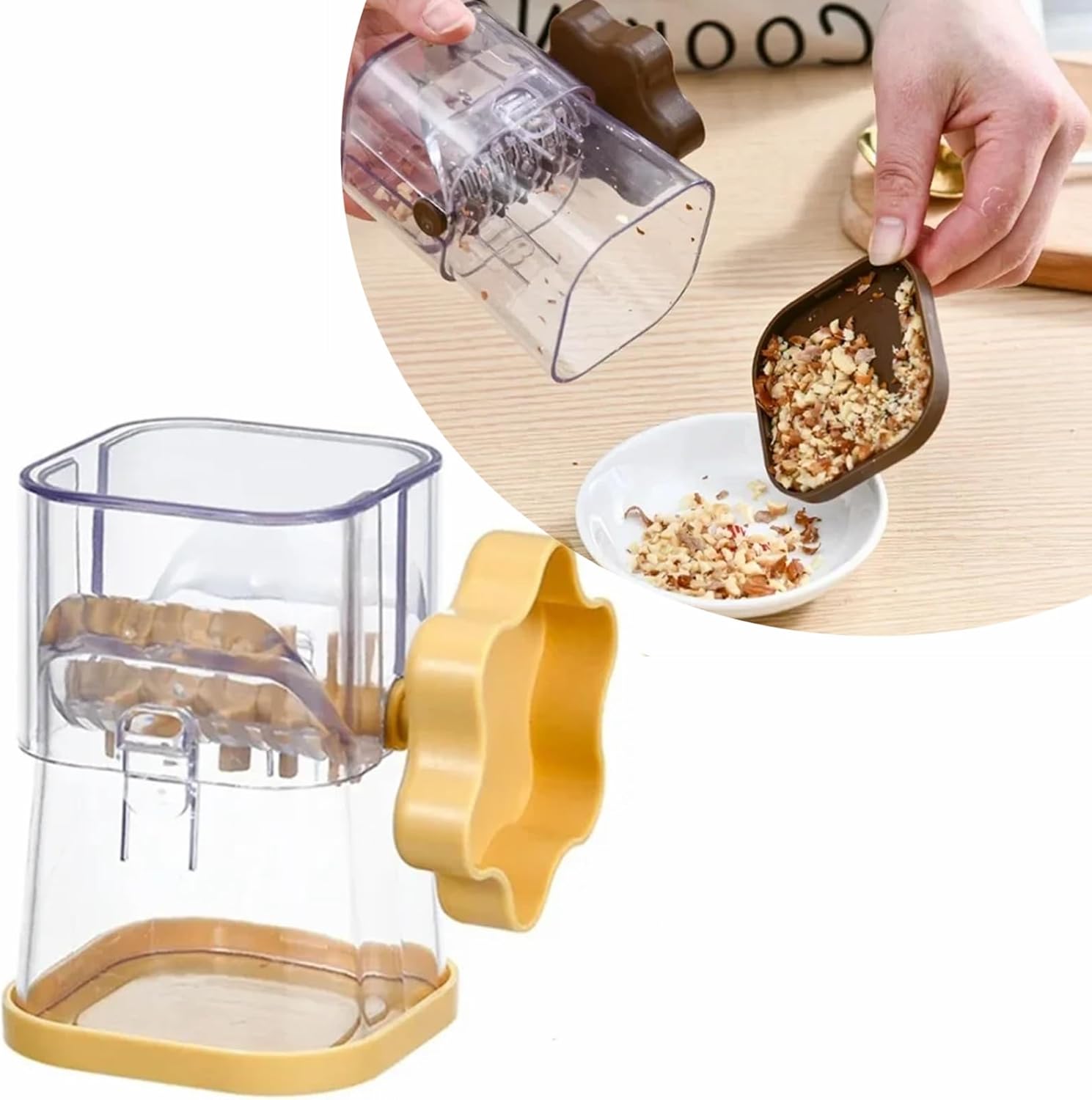Multifunctional Dried Fruit Crusher, Portable Manual Nut