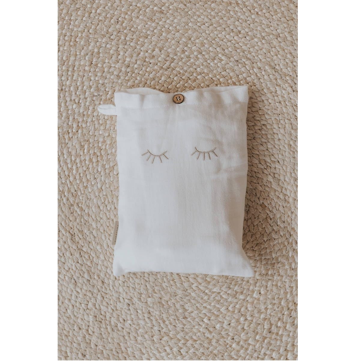BAMBOOM Lenzuola Per Culla/carrozzina 75x100cm Con Federa White Sleepy