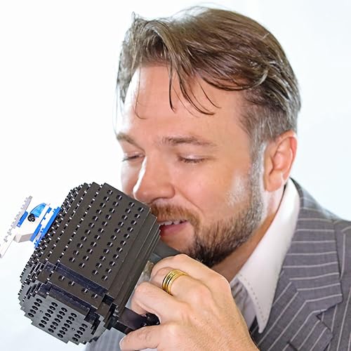 Miniatura 7 de DAYMOO Taza de café divertida para niños, taza de café creativa de bricolaje construida en ladrillo, tazas de café geniales para hombres, niños,