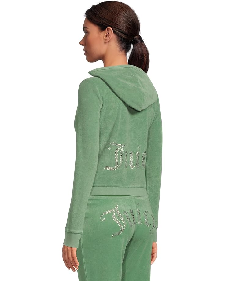 Juicy Couture Washed Towel Terry Heritage Jacket With Graphic - #3 of 5