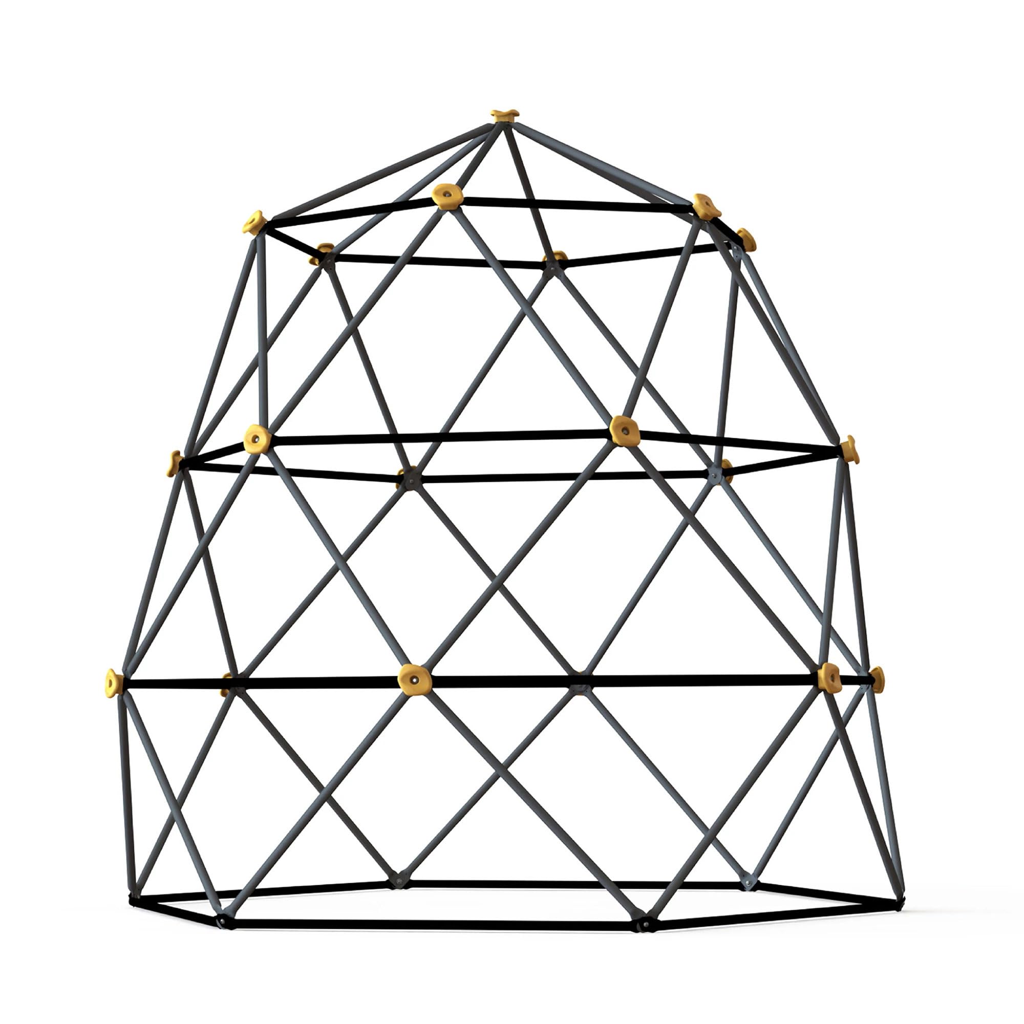 gobaplay Climbing Dome – SummitPro 7.5ft Kids Outdoor Climber, Metal Backyard Play Structure Playground Equipment with Rock Climbing Hand Grips