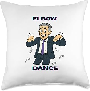 Elbow Dance Throw Pillow