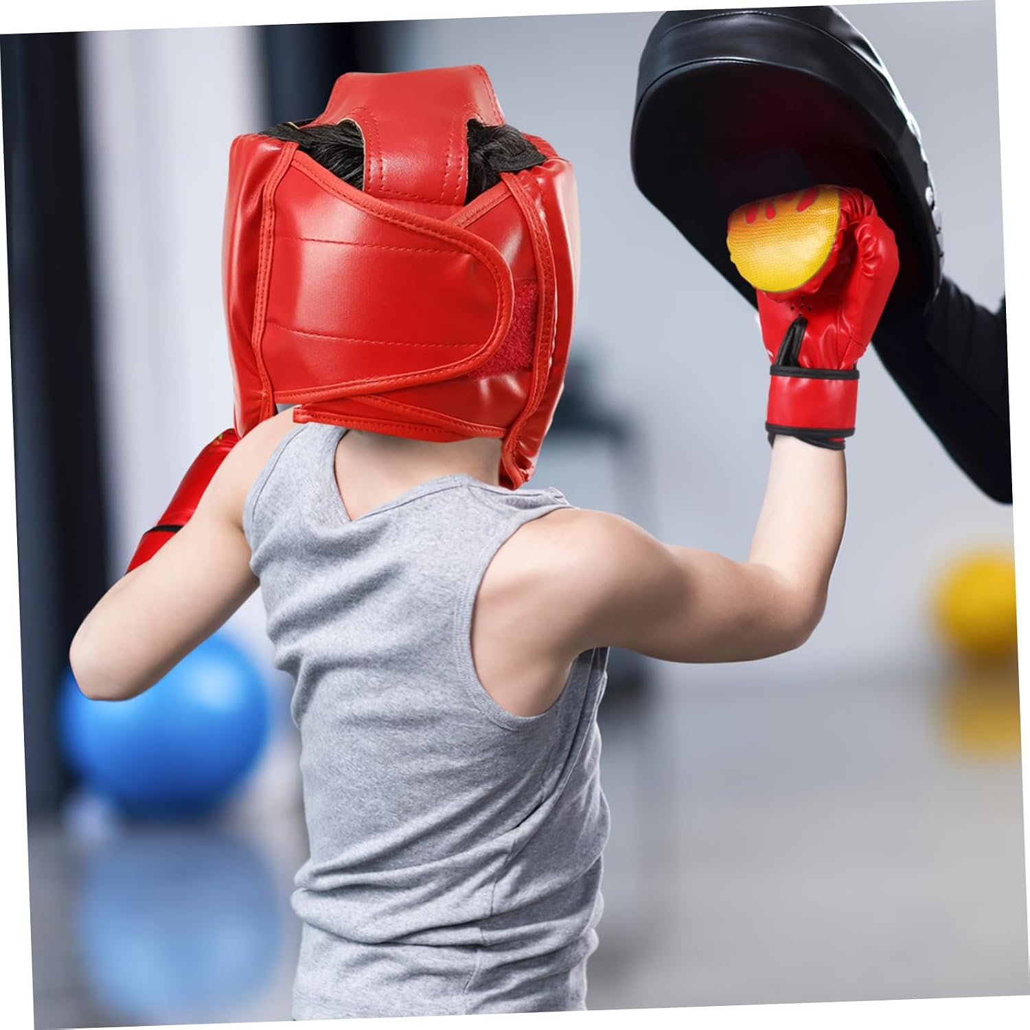 BESTonZON Rival Boxing Headgear Sparring Guard for Adults Protection Adjustable Fastener Ear Moisture-Wicking Lining