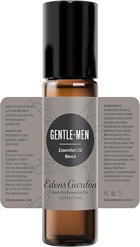 Miniatura 9 de Edens Garden Gentle-Men - Mezcla de aceites esenciales roll-on - 100% puro grado premium, natural, terapéutico, aromaterapia, seguro para niños y