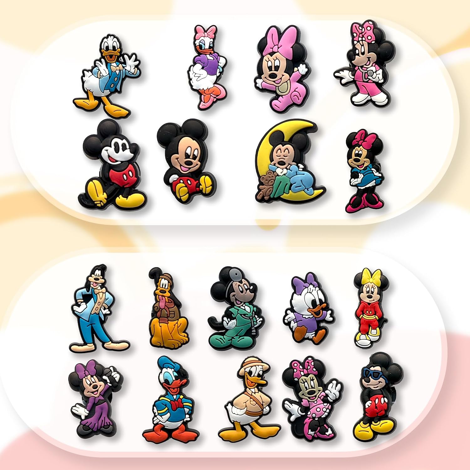 35Pcs Cartoon Shoe Decoration Charms for Croc Clog Sandals