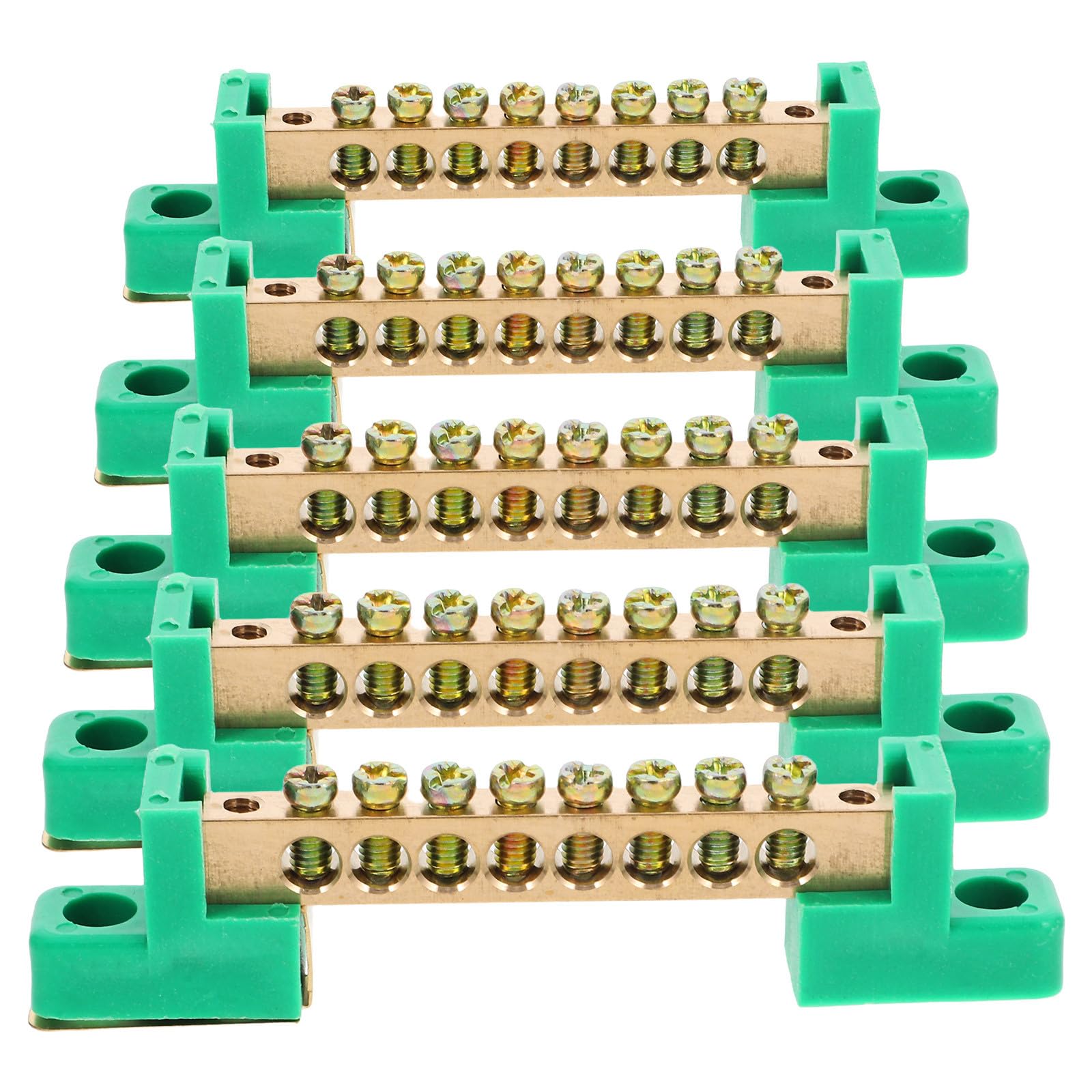 Bloques de terminales KICHOUSE y conector de cable de puesta a tierra para cajas de distribución 8