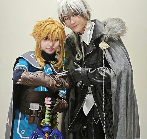 Miniatura 9 de Link's Master Sword Samurai Sword Skyward Sword Japanese Anime Swords Game Cosplay Full Tang - Tabla para colgar de Amiibo con revestimiento de