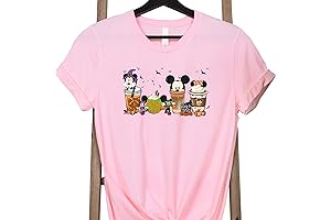 Girls' Disney Halloween Shirt: Pumpkin Spice Latte Graphic Tee