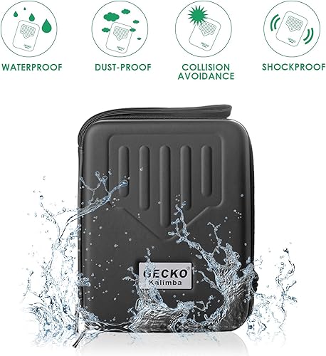 Miniatura 2 de GECKO Kalimba de 17 teclas, piano de pulgares, EVA integrada en la caja protectora de alto rendimiento, martillo de afinación e instrucciones de
