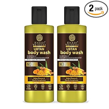 Khadi Vaidehi Ubtan body wash All skin type for men & women Pack of 2