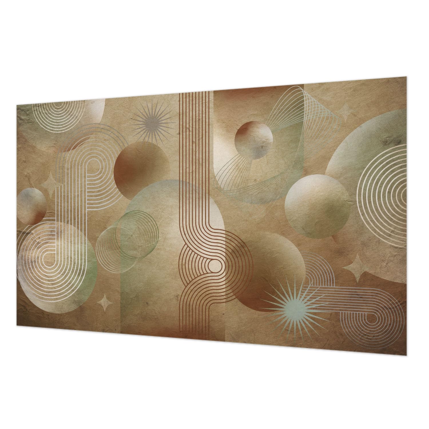 Papier peint intissé facile à nettoyer 416x254 cm avec colle incluse