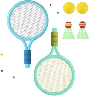 Children's Shuttlecock Set, Badminton Children's Tennis Racket, Badminton Racket for Children, Badminton Set, Children's Tennis Racket Badminton for Outdoor Indoor Sports
