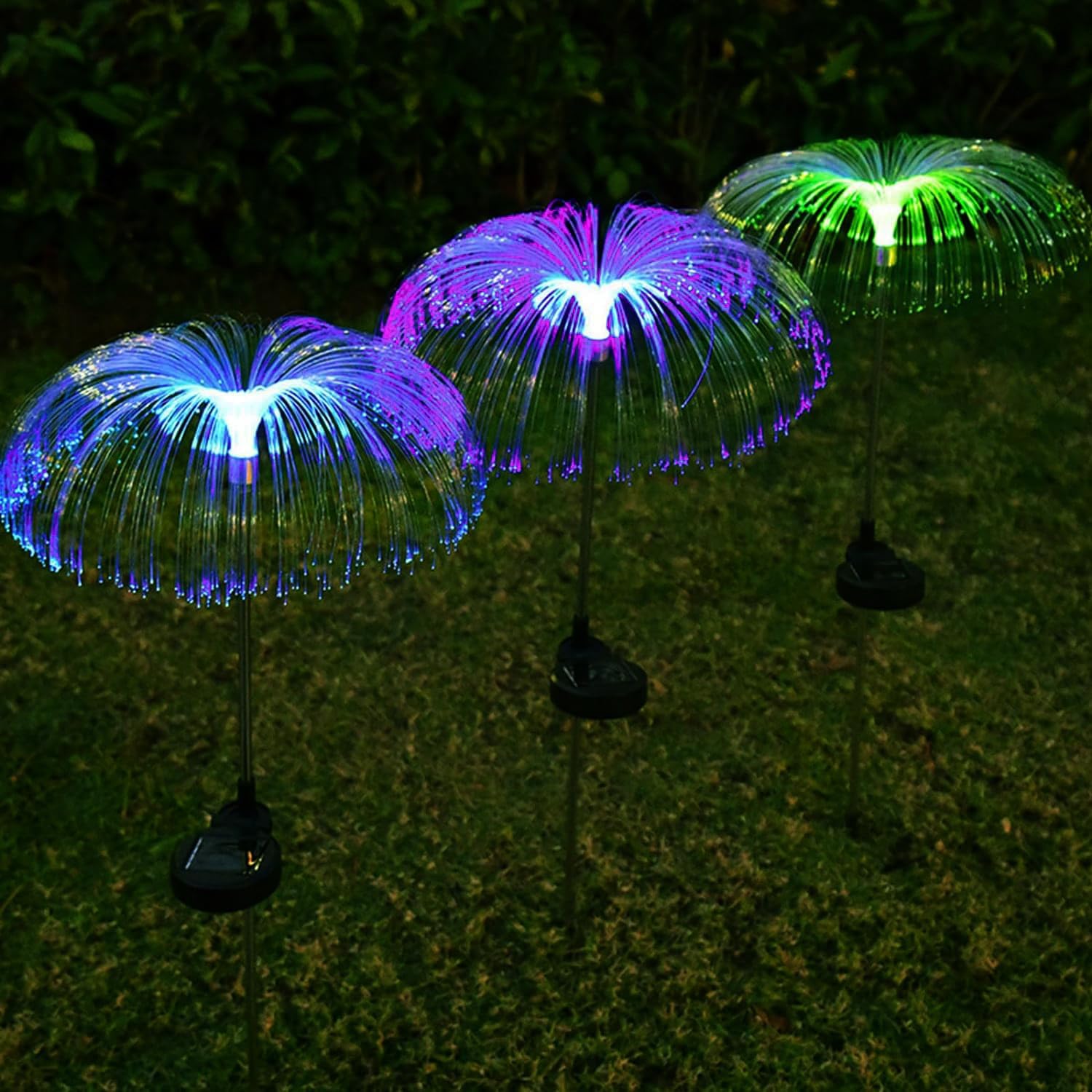 GIGAWATTS GW-902 Solar Jellyfish Garden Light 600mAh Battery BIS Approved Fibre Optic Fountain LED IP65 Waterproof Outdoor Lamp with 2V Panel for Backyards Pathways (1Pc, Multicolor) (B0CMQB6ZG8) Amazon Price History, Amazon Price Tracker